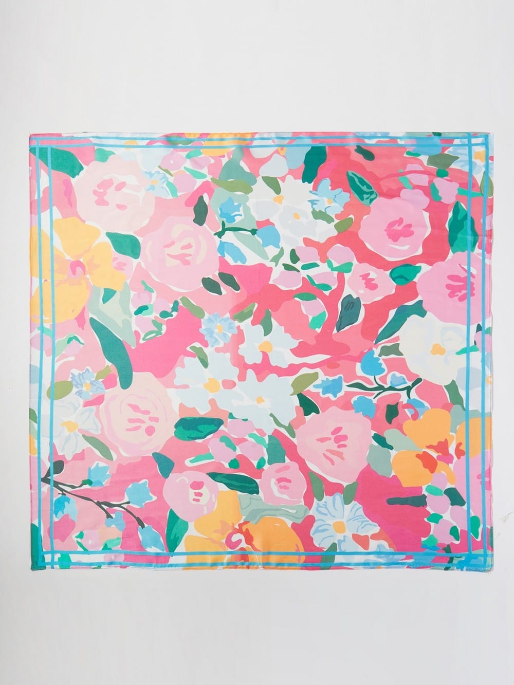 BS0134 Abstract Garden Print Bandana - MiMi Wholesale
