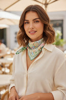 BS0137 Retro Floral Print Bandana - MiMi Wholesale