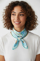 BS0137 Retro Floral Print Bandana - MiMi Wholesale