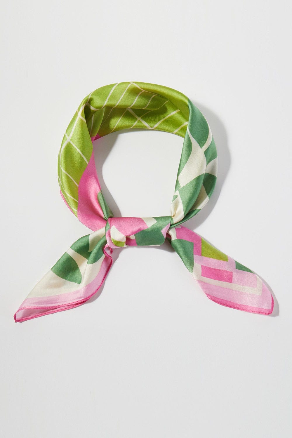BS0138 Geometric Color Block Print Bandana - MiMi Wholesale
