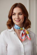 BS0140 Seaside Feast Print Bandana - MiMi Wholesale