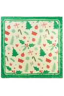 BSC002 Christmas Print Bandana - MiMi Wholesale