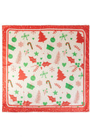 BSC002 Christmas Print Bandana - MiMi Wholesale