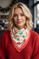 BSC002 Christmas Print Bandana - MiMi Wholesale