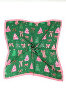 BSC009 Pink Ribbon Forest Print Bandana - MiMi Wholesale
