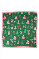 BSC009 Pink Ribbon Forest Print Bandana - MiMi Wholesale