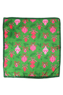 BSC011 Pink Ornament Print Bandana - MiMi Wholesale