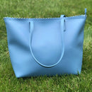 BTT19165 Carryall Monogrammable Scalloped Market Tote/Fashion Handbag - MiMi Wholesale
