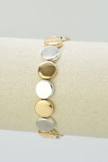 CB2122 Small Metal Beads Stretch Bracelet - MiMi Wholesale