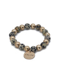 CB2130 Faith Charm Semi Precious Bracelet - MiMi Wholesale