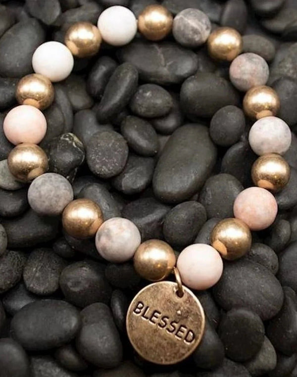 CB2131 Blessed Charm Bracelet - MiMi Wholesale