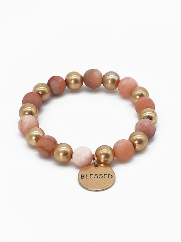 CB2131 Blessed Charm Bracelet - MiMi Wholesale