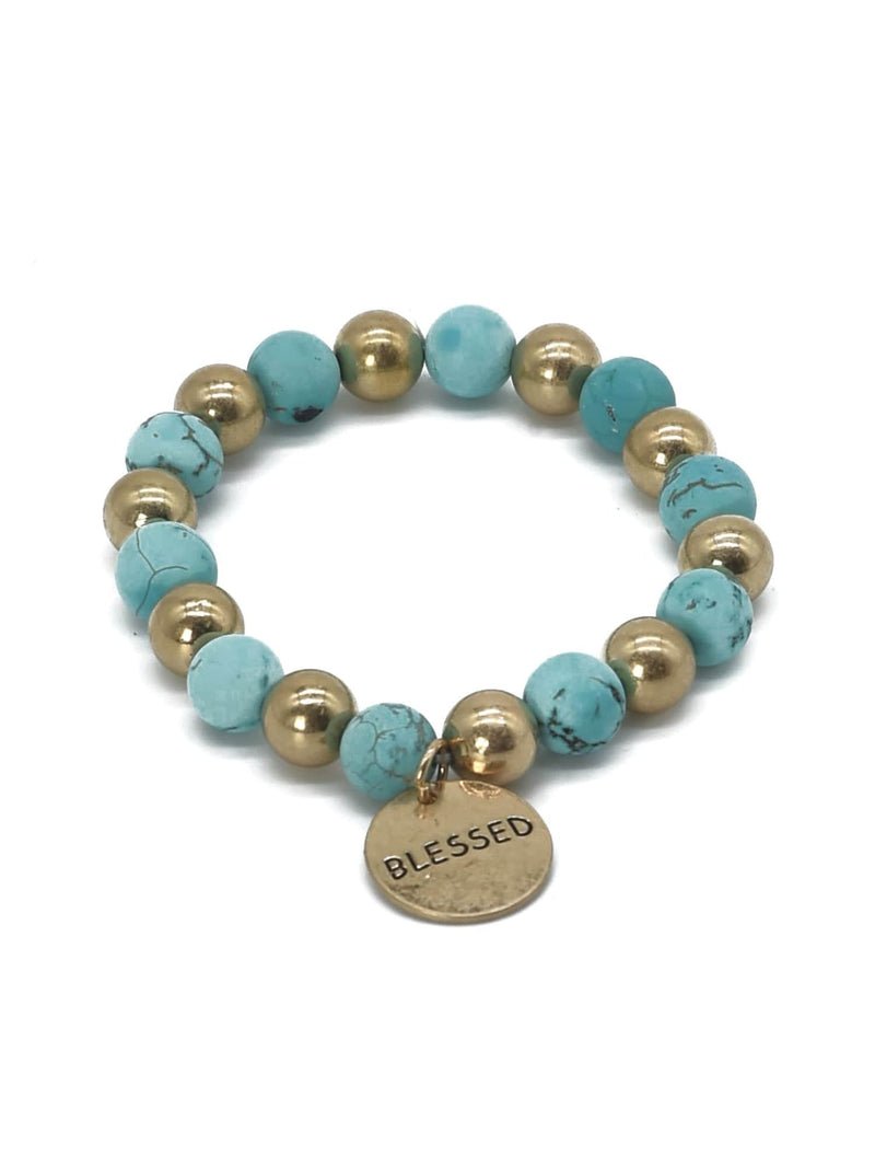 CB2131 Blessed Charm Bracelet - MiMi Wholesale