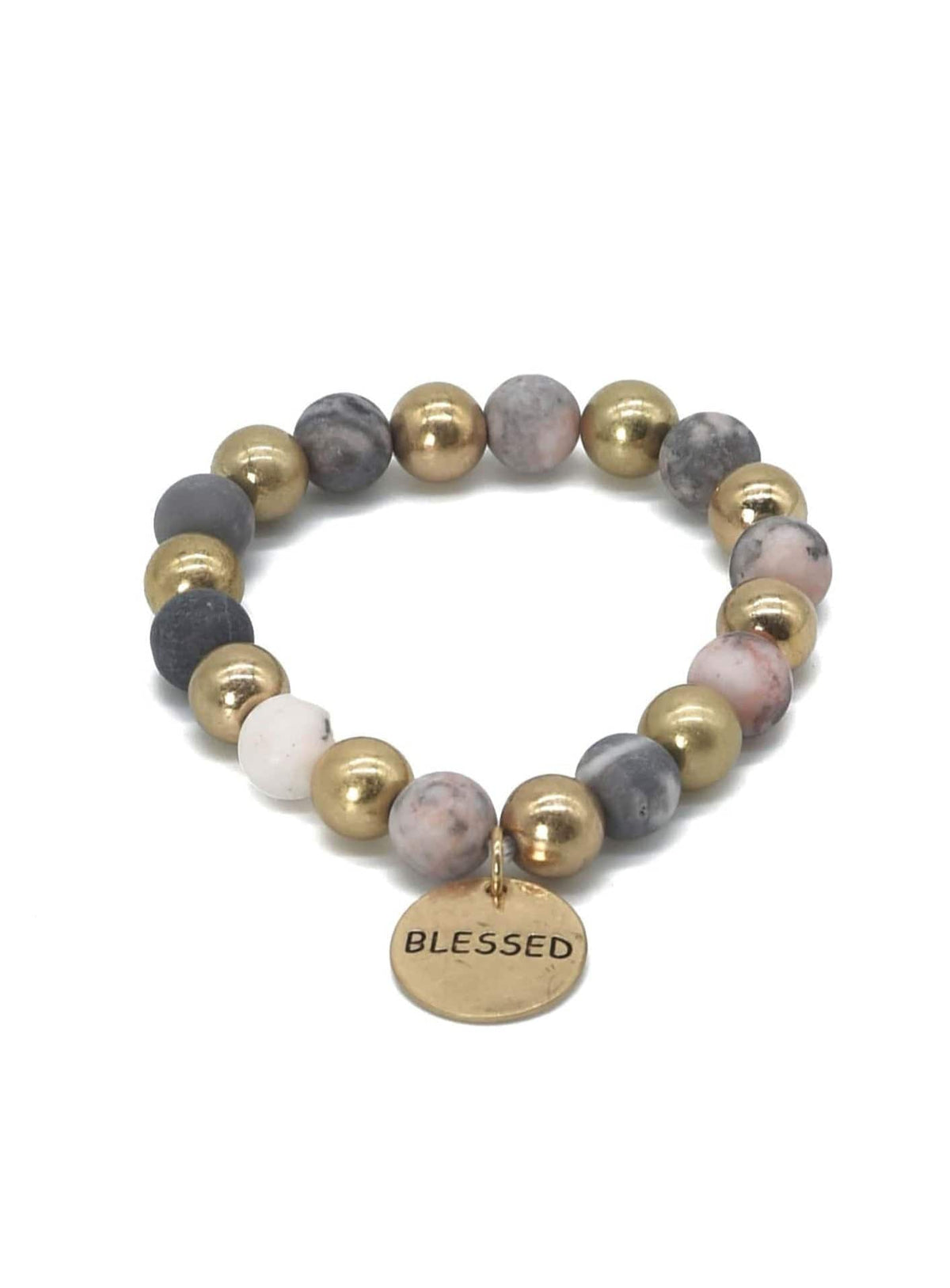 CB2131 Blessed Charm Bracelet - MiMi Wholesale