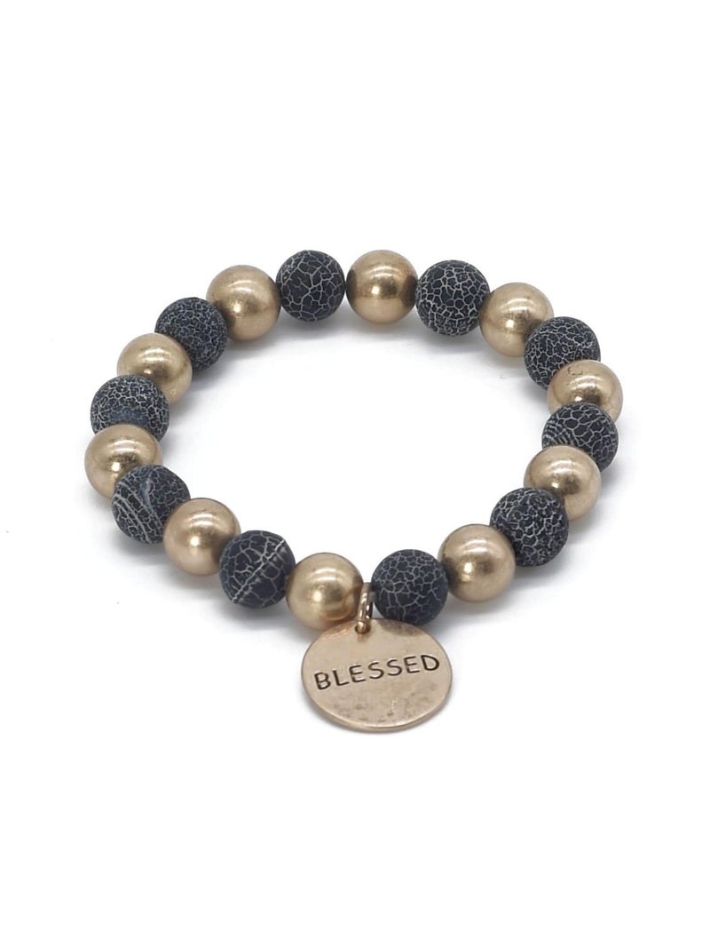 CB2131 Blessed Charm Bracelet - MiMi Wholesale