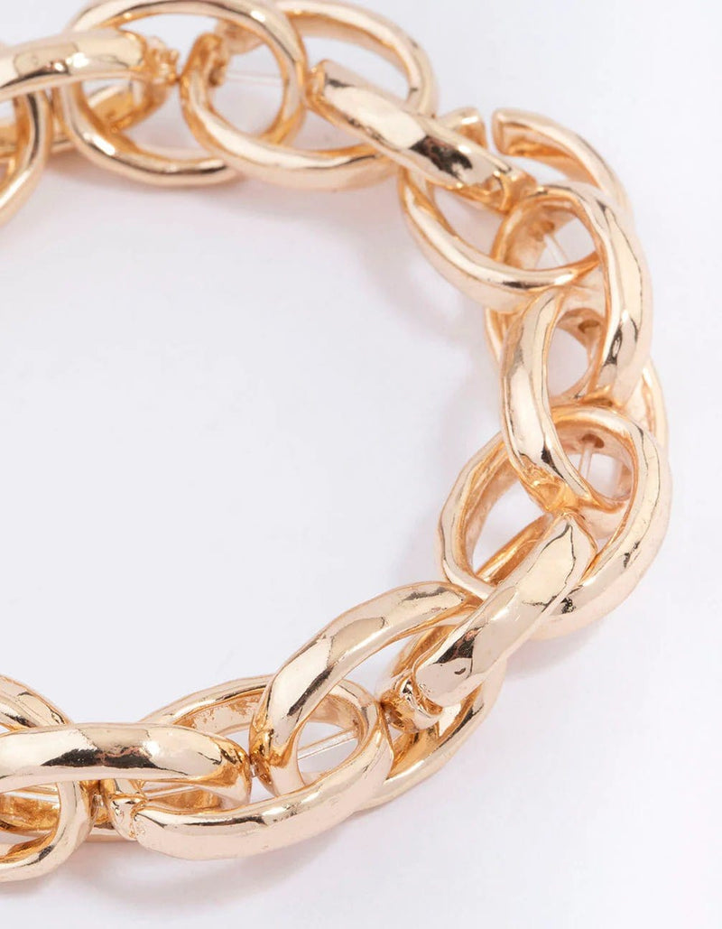 CB2159 Link Chain Stretch Bracelet - MiMi Wholesale