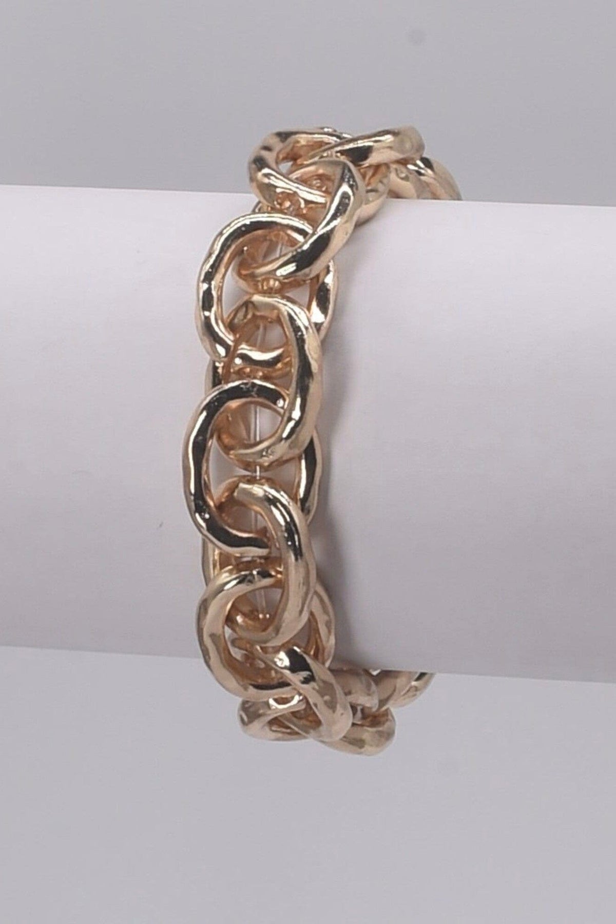 CB2159 Link Chain Stretch Bracelet - MiMi Wholesale