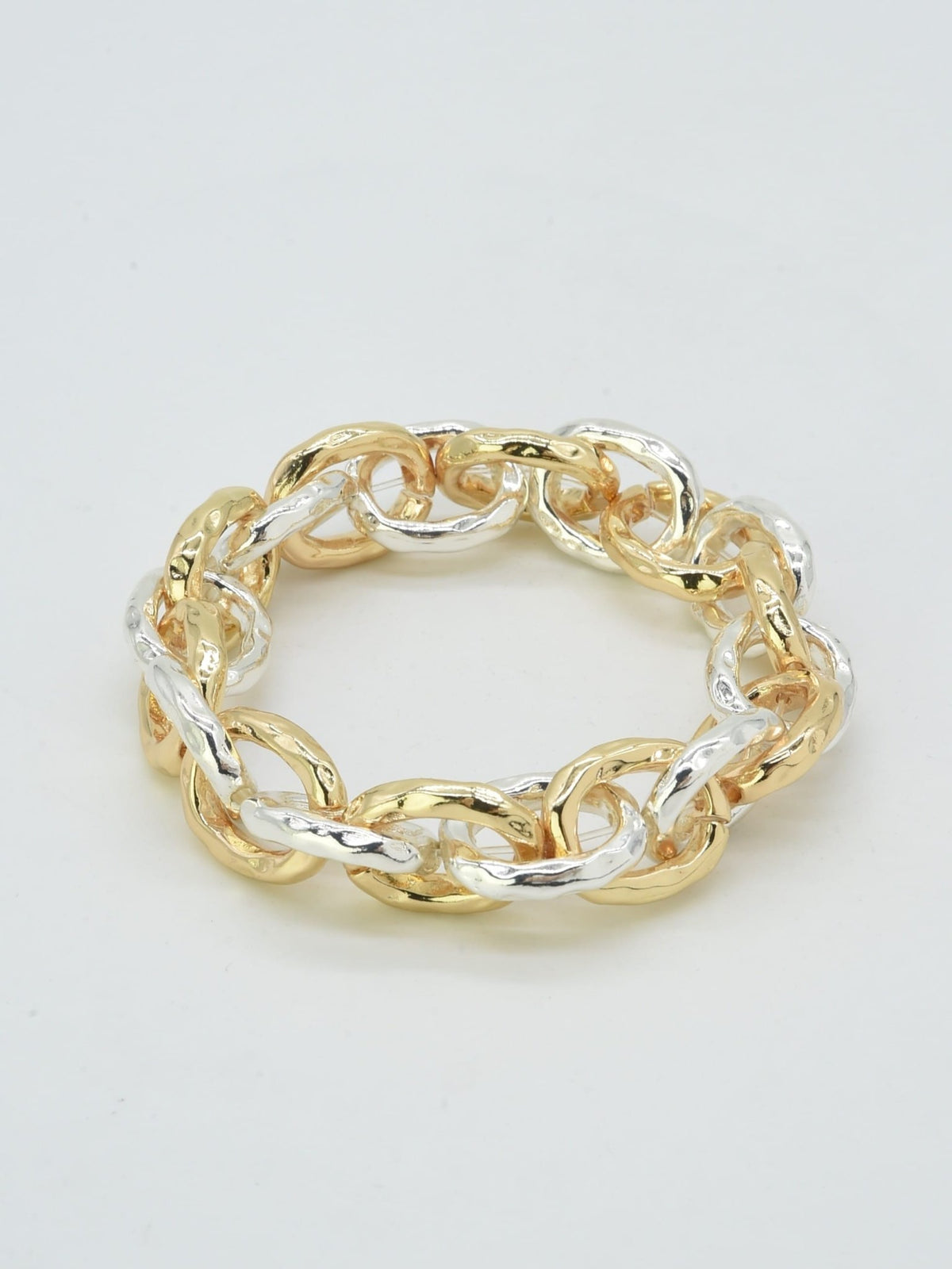 CB2159 Link Chain Stretch Bracelet - MiMi Wholesale