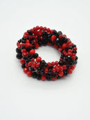 CB2177 7 Piece Glass Beaded Bracelet Set - MiMi Wholesale