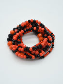 CB2177 7 Piece Glass Beaded Bracelet Set - MiMi Wholesale