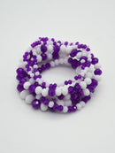 CB2177 7 Piece Glass Beaded Bracelet Set - MiMi Wholesale