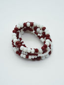 CB2177 7 Piece Glass Beaded Bracelet Set - MiMi Wholesale