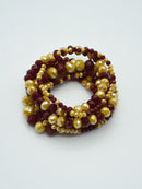 CB2177 7 Piece Glass Beaded Bracelet Set - MiMi Wholesale