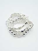 CB2183 Multi Strand Mixed Beaded Bracelet - MiMi Wholesale