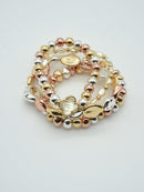 CB2185 Multi Strand Beaded Bracelet Set - MiMi Wholesale