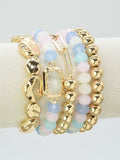 CB2191 5 Piece Beaded Bracelet Set - MiMi Wholesale