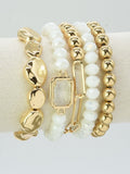 CB2191 5 Piece Beaded Bracelet Set - MiMi Wholesale