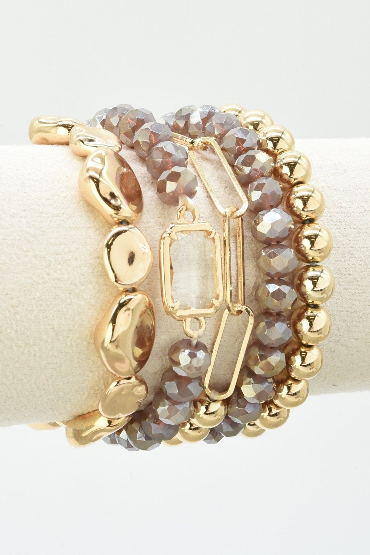 CB2191 5 Piece Beaded Bracelet Set - MiMi Wholesale