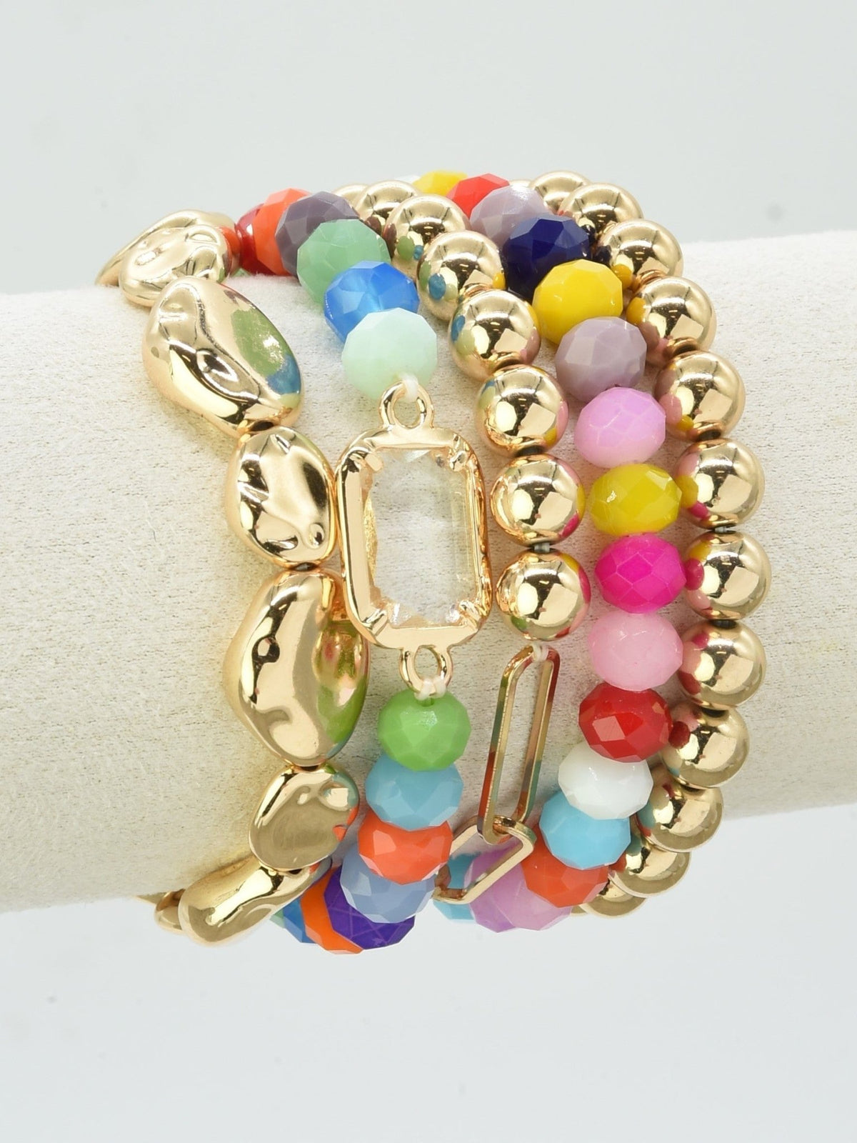 CB2191 5 Piece Beaded Bracelet Set - MiMi Wholesale