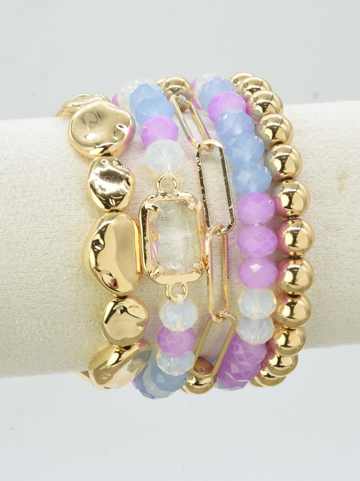 CB2191 5 Piece Beaded Bracelet Set - MiMi Wholesale