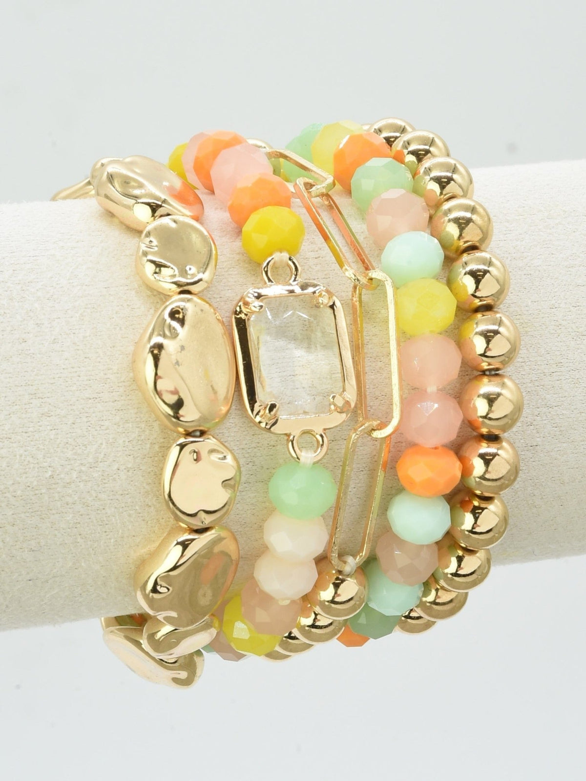 CB2191 5 Piece Beaded Bracelet Set - MiMi Wholesale