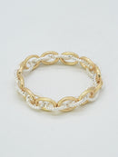 CB2192 Stretch Chain Link Bracelet - MiMi Wholesale