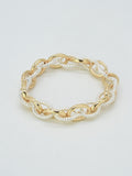 CB2192 Stretch Chain Link Bracelet - MiMi Wholesale