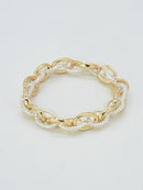 CB2192 Stretch Chain Link Bracelet - MiMi Wholesale