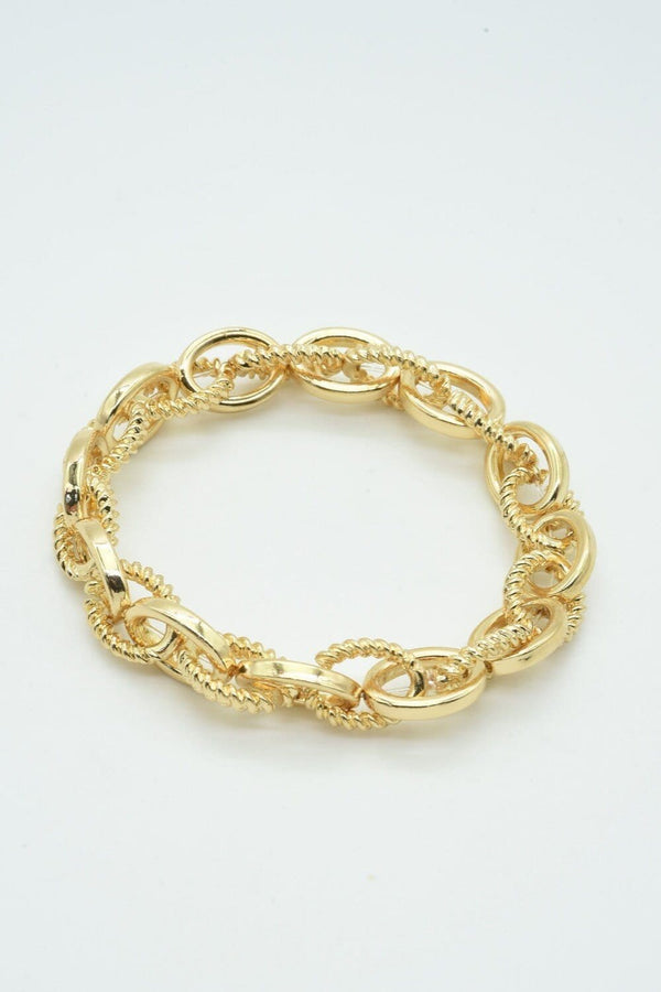 CB2192 Stretch Chain Link Bracelet - MiMi Wholesale