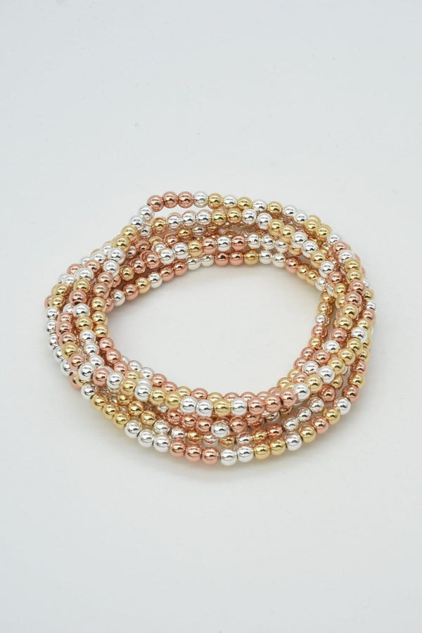 CB2194 7 Piece CCB Stretch Bracelet Set - MiMi Wholesale