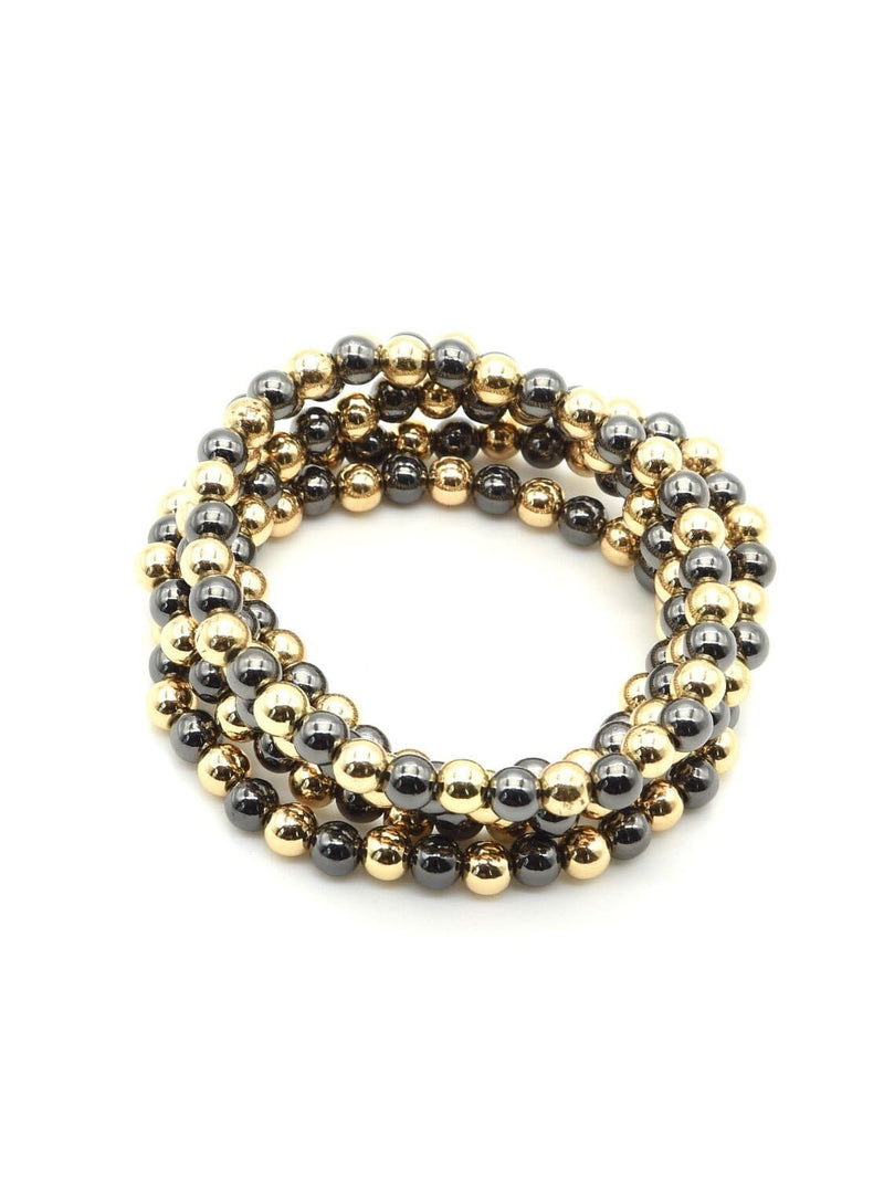 CB2202 CCB 6mm Stretch Bracelet Set - MiMi Wholesale