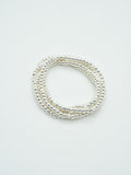 CB2205 4mm CCB Pearl Stretch Bracelet Set - MiMi Wholesale