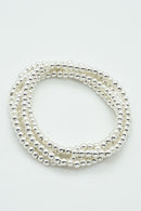CB2205 4mm CCB Pearl Stretch Bracelet Set - MiMi Wholesale