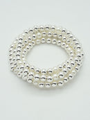 CB2208 5 Piece CCB Pearl Stretch Bracelet Set - MiMi Wholesale