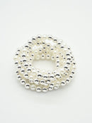 CB2211 8mm CCB Pearl Stretch Bracelet Set - MiMi Wholesale