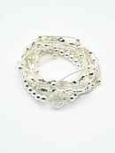CB2214 Multi Clover Coil Beaded Bracelet - MiMi Wholesale