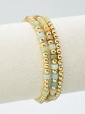 CB2240 4mm 3pcs CCB, Semi Precious Bracelet - MiMi Wholesale