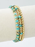 CB2240 4mm 3pcs CCB, Semi Precious Bracelet - MiMi Wholesale