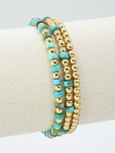 CB2240 4mm 3pcs CCB, Semi Precious Bracelet - MiMi Wholesale