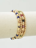 CB2243 5 Piece CCB Glass Bead Bracelet Set - MiMi Wholesale